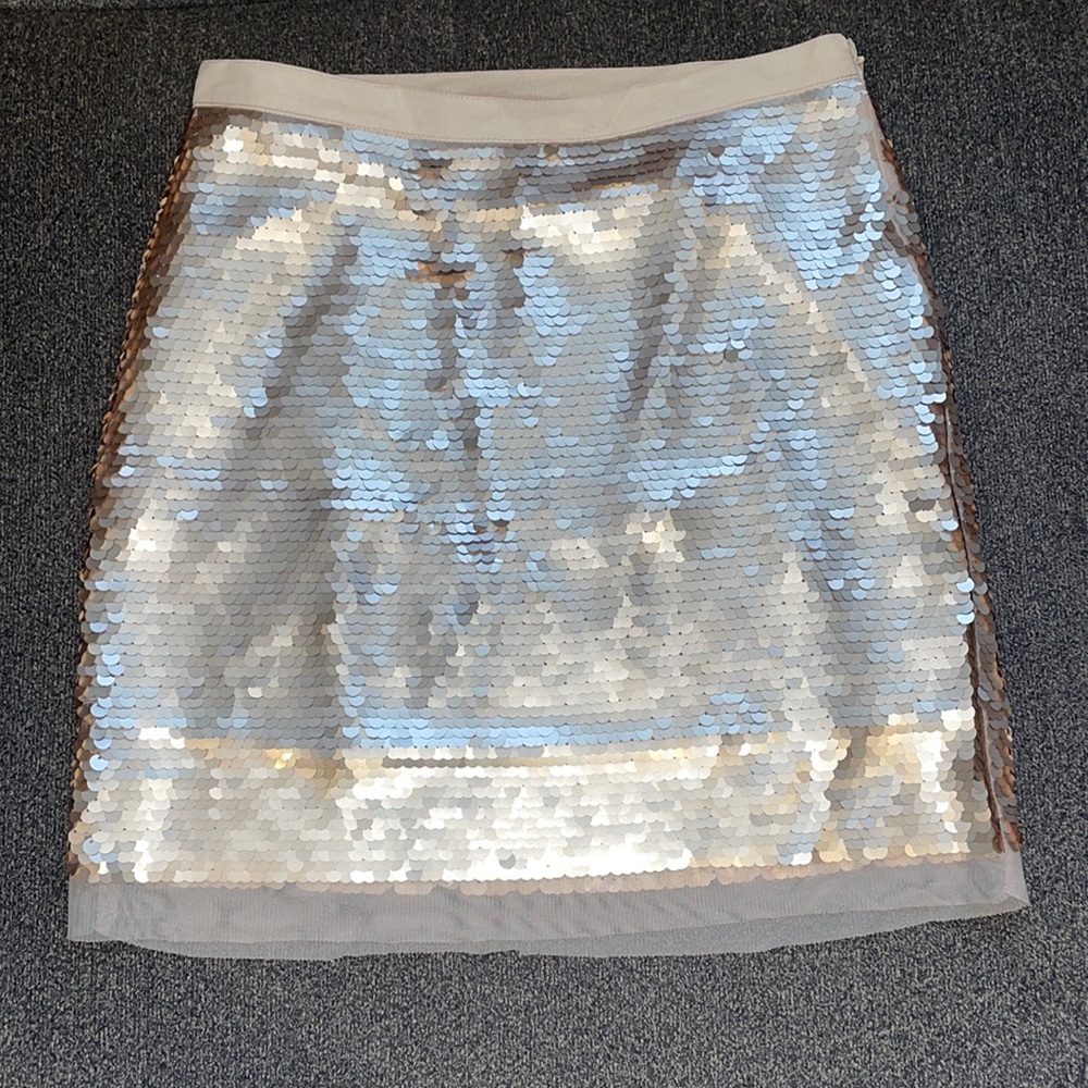 Sabine sequence rose gold mini skirt small